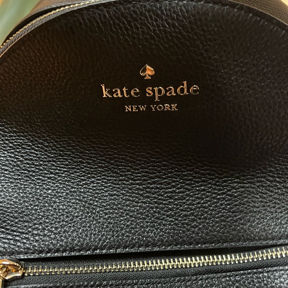 Kate Spade Black Textured Backpack - Picture 5 of 6